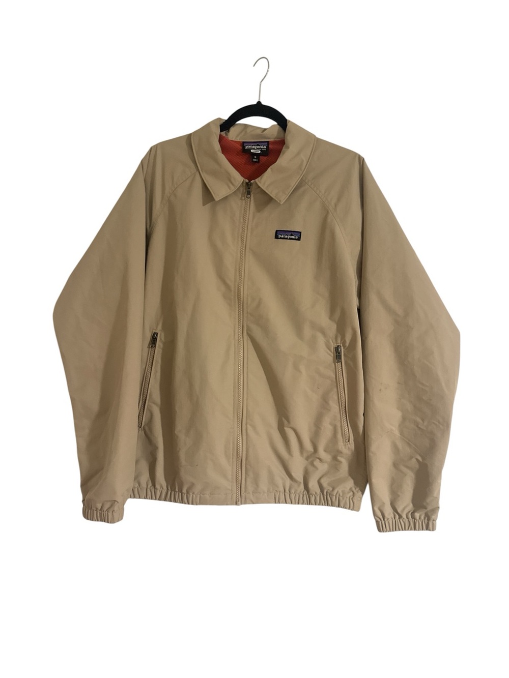 Patagonia- Men’s Baggies Jacket Nylon Mesh Lined Netplus Full Zip in Khaki